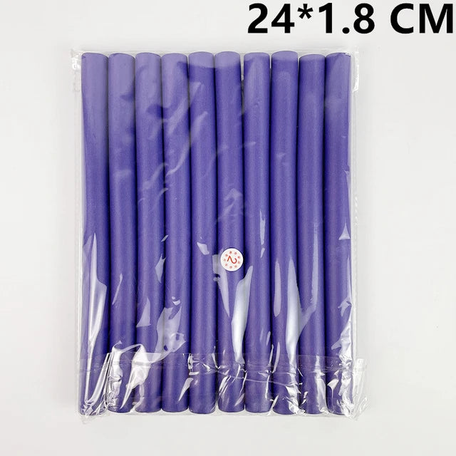 10Pcs Flexible Curling Rods 