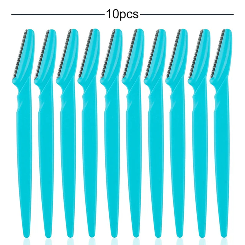 10 Pieces Eye Brow Razor for Cutting Wig Lace