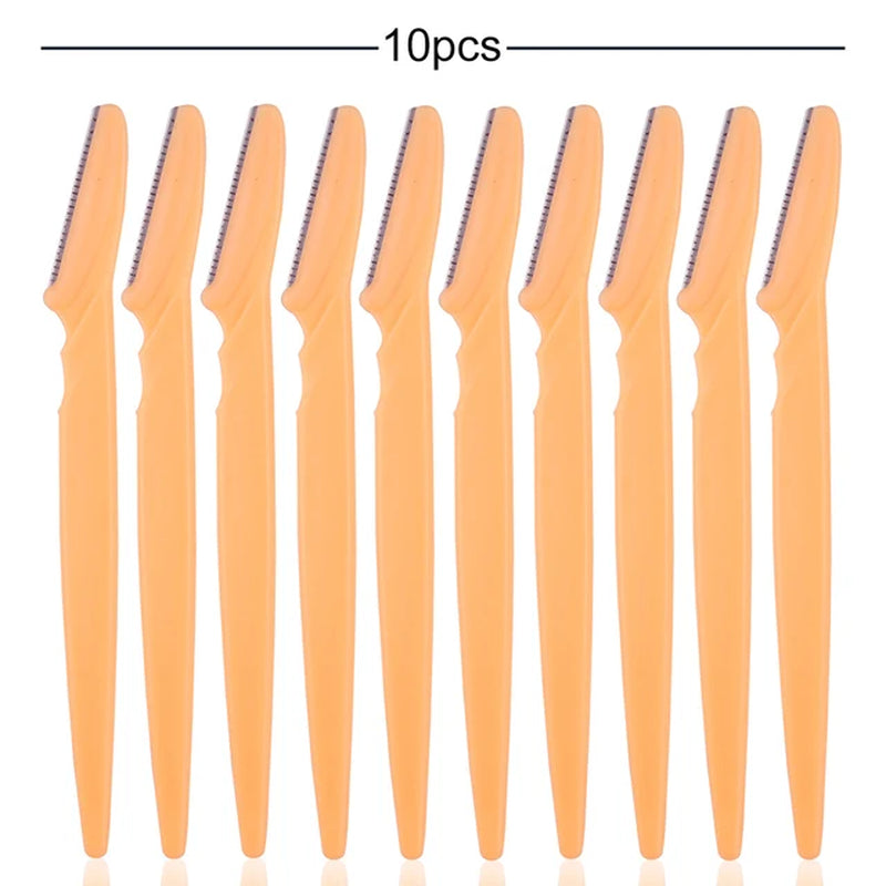 10 Pieces Eye Brow Razor for Cutting Wig Lace