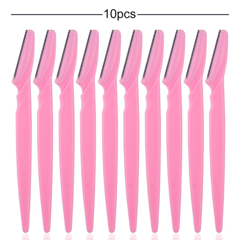 10 Pieces Eye Brow Razor for Cutting Wig Lace