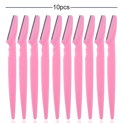 10 Pieces Eye Brow Razor for Cutting Wig Lace